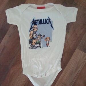 METALLICA BABY ROMPER romper crawler 0-6M VINTAGE 2008